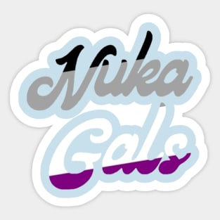 Nuka Gals Asexual Sticker